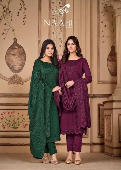 NAARI VOL-13 BY VOUCH EMBROIDERY SALWAR KAMEEZ WHOLESALER IN INDIA